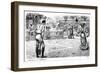 Amenities of the Tennis Lawn, 1883-George Du Maurier-Framed Giclee Print