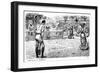 Amenities of the Tennis Lawn, 1883-George Du Maurier-Framed Giclee Print