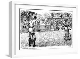 Amenities of the Tennis Lawn, 1883-George Du Maurier-Framed Giclee Print