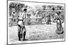 Amenities of the Tennis Lawn, 1883-George Du Maurier-Mounted Giclee Print