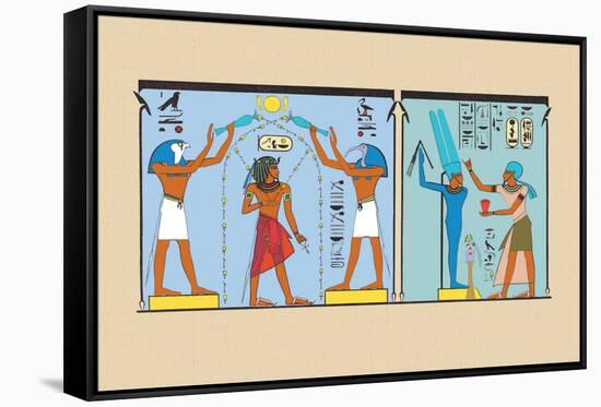 Amenoplis Being Purified-J. Gardner Wilkinson-Framed Stretched Canvas