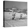 Amer. 10th Mountain Div. Army Ski Patrol, on the Itallian Front in the Appennine Mountains-Margaret Bourke-White-Stretched Canvas