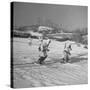 Amer. 10th Mountain Div. Army Ski Patrol, on the Itallian Front in the Appennine Mountains-Margaret Bourke-White-Stretched Canvas