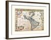 America, 1626-John Speed-Framed Premium Giclee Print