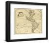 America, c.1747-Emanuel Bowen-Framed Art Print