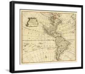 America, c.1747-Emanuel Bowen-Framed Art Print