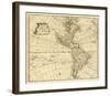 America, c.1747-Emanuel Bowen-Framed Art Print