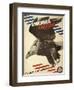 America Calling, Take Your Place in Civilian Defense, c.1941-Herbert Matter-Framed Art Print