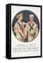 "America Calls, Enlist in the Navy" Poster, 1917-Joseph Christian Leyendecker-Framed Stretched Canvas