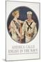 "America Calls, Enlist in the Navy" Poster, 1917-Joseph Christian Leyendecker-Mounted Giclee Print