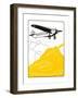 America High-Wing Airplane-Found Image Press-Framed Premium Giclee Print