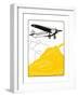 America High-Wing Airplane-Found Image Press-Framed Premium Giclee Print