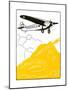 America High-Wing Airplane-Found Image Press-Mounted Giclee Print