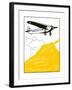 America High-Wing Airplane-Found Image Press-Framed Giclee Print