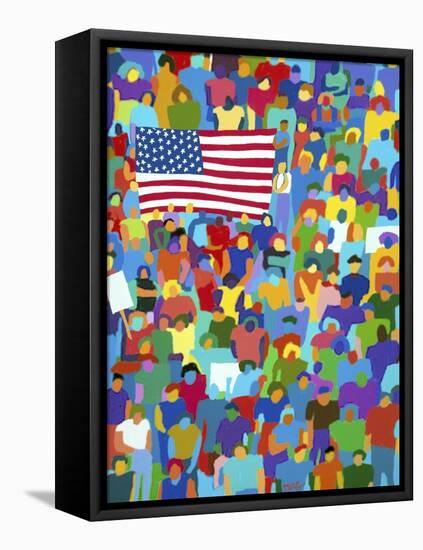 America II-Diana Ong-Framed Stretched Canvas