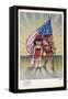 America Joins the War and Sympathises with Marianne-null-Framed Stretched Canvas