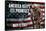 America Keeps Its Promises Military Poster-null-Framed Stretched Canvas