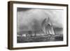America Leaving Boston Harbor-null-Framed Giclee Print