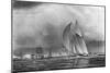 America Leaving Boston Harbor-null-Mounted Giclee Print