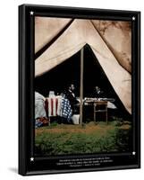 America (Lincoln & McClellens) Art Print Poster-null-Framed Poster