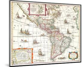 America noviter delineata 1631-Hondio-Mounted Art Print