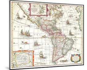 America noviter delineata 1631-Hondio-Mounted Art Print