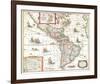 America noviter delineata 1631-Hondio-Framed Art Print