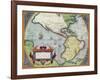 America, or the New World: From the 'Theatrum Orbis Terrarum' by Abraham Ortelius, 1570', 1570-Abraham Ortelius-Framed Giclee Print