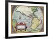 America, or the New World: From the 'Theatrum Orbis Terrarum' by Abraham Ortelius, 1570', 1570-Abraham Ortelius-Framed Giclee Print