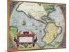 America, or the New World: From the 'Theatrum Orbis Terrarum' by Abraham Ortelius, 1570', 1570-Abraham Ortelius-Mounted Giclee Print