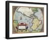 America, or the New World: From the 'Theatrum Orbis Terrarum' by Abraham Ortelius, 1570', 1570-Abraham Ortelius-Framed Giclee Print