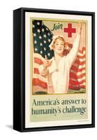 America's Answer to Humanity's Challenge-H. Hayden-Framed Stretched Canvas