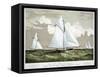 America's Cup, 1881-Currier & Ives-Framed Stretched Canvas