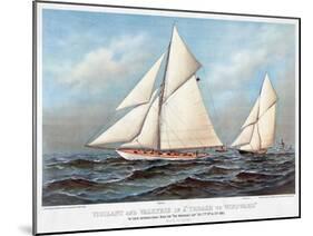 America's Cup, 1883-Currier & Ives-Mounted Giclee Print