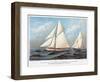 America's Cup, 1883-Currier & Ives-Framed Giclee Print