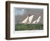 America's Cup, 1885-Currier & Ives-Framed Giclee Print