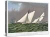 America's Cup, 1885-Currier & Ives-Stretched Canvas