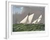 America's Cup, 1885-Currier & Ives-Framed Giclee Print