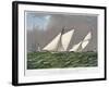 America's Cup, 1885-Currier & Ives-Framed Giclee Print