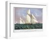 America's Cup, 1886-Currier & Ives-Framed Premium Giclee Print