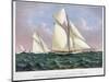 America's Cup, 1886-Currier & Ives-Mounted Premium Giclee Print