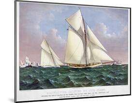 America's Cup, 1886-Currier & Ives-Mounted Premium Giclee Print