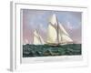 America's Cup, 1886-Currier & Ives-Framed Giclee Print