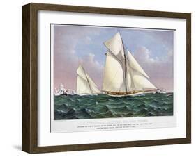 America's Cup, 1886-Currier & Ives-Framed Giclee Print