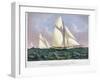 America's Cup, 1886-Currier & Ives-Framed Giclee Print