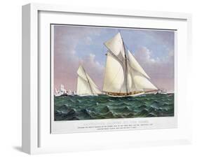 America's Cup, 1886-Currier & Ives-Framed Giclee Print