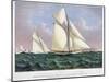 America's Cup, 1886-Currier & Ives-Mounted Giclee Print