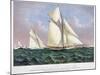 America's Cup, 1886-Currier & Ives-Mounted Giclee Print