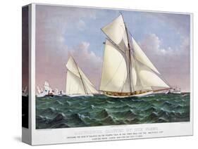 America's Cup, 1886-Currier & Ives-Stretched Canvas