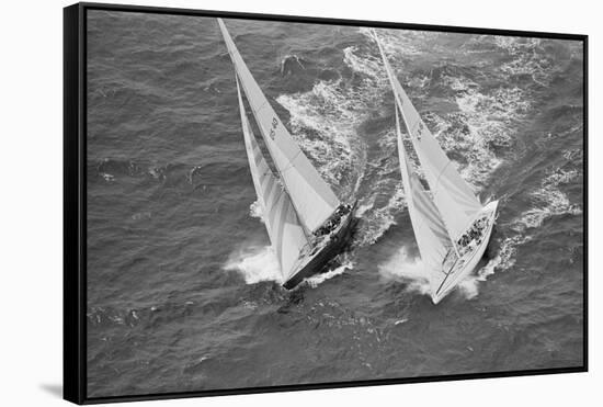 America's Cup Competitors-Alan Altman-Framed Stretched Canvas